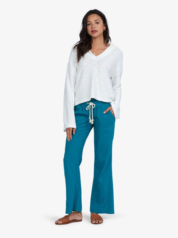 Roxy Oceanside Flared Pants Biscay Bay