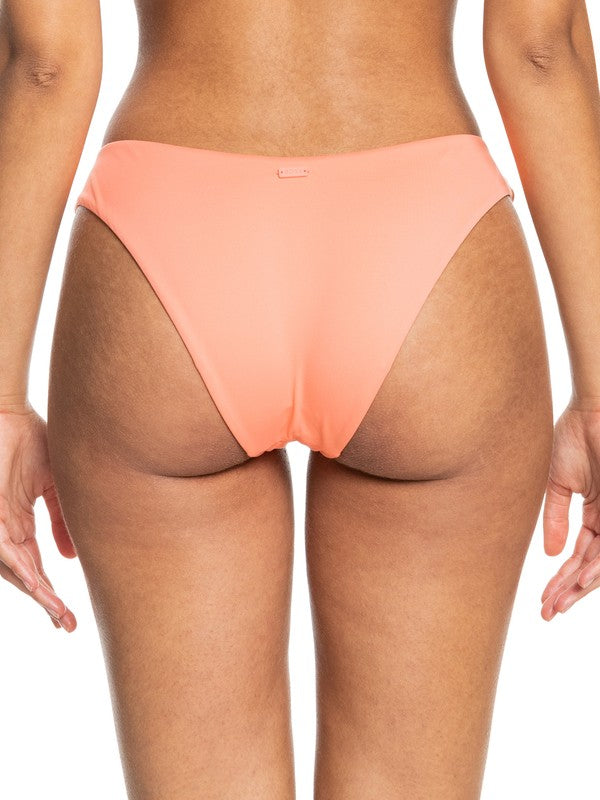 Roxy Solid Beach Classics High Leg Regular Bikini Bottoms Fusion
