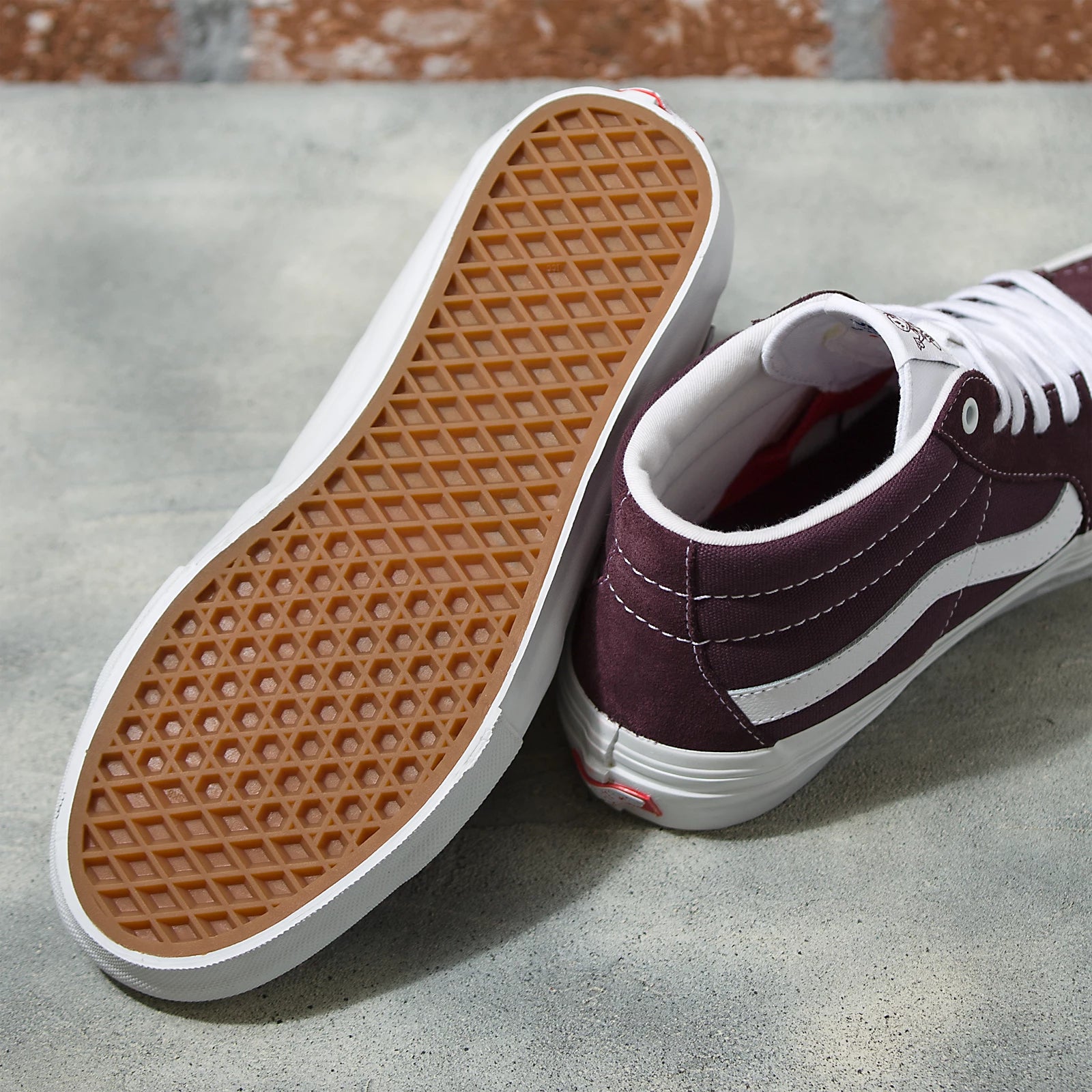 Vans Wrapped Skate Grosso Mid Wine Third Coast Surf Shop